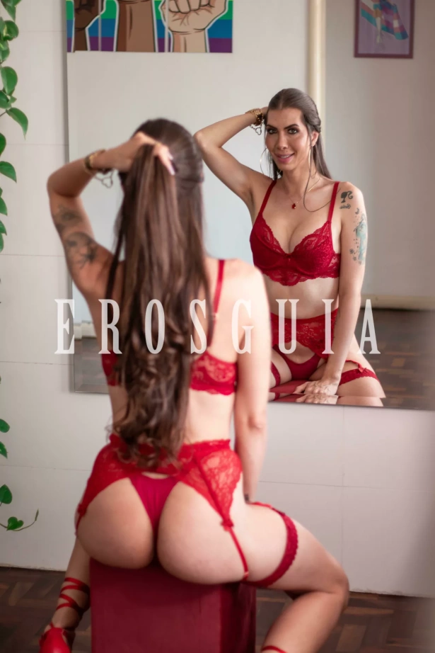 Beijos na boca, Oral com camisinha, Oral sem camisinha, Sexo anal, Ejaculação corpo, Namoradinha, Lingerie, Ativa, Passiva, Inversao de papéis, Versatil: travesti em Curitiba