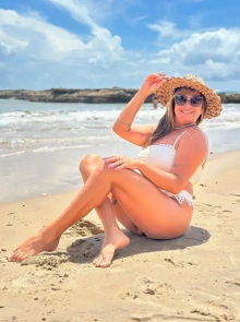 Perfil de Patrícia Lopes, em destaque nos anúncios de acompanhantes de luxo