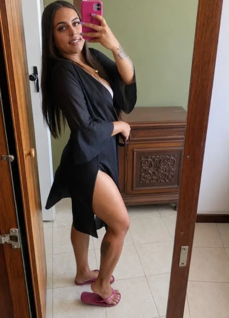 Perfil de Pepita Cortez, em destaque nos anúncios de acompanhantes de luxo