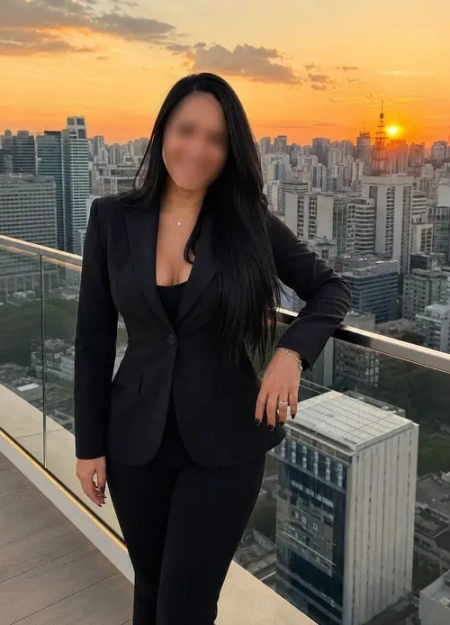 Perfil de Barbara, em destaque nos anúncios de acompanhantes de luxo